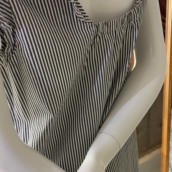 Tommy Hilfiger gray and White Striped Dress, size medium - Picture 9 of 12